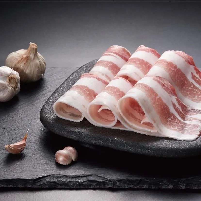 三层涮涮肉|Sliced Pork Belly 500g - Image 2