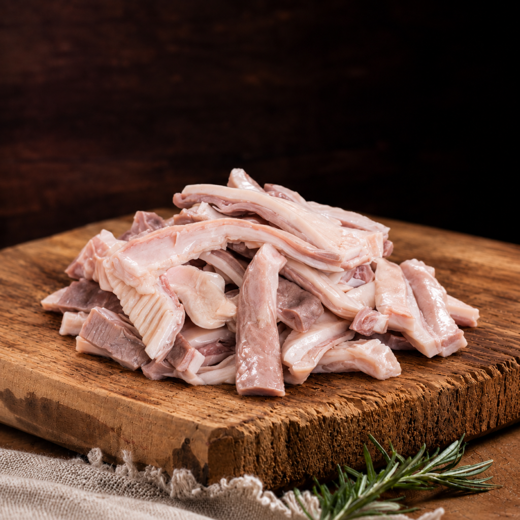 洗净猪肚(切片)|Pig Stomach Sliced(350g)