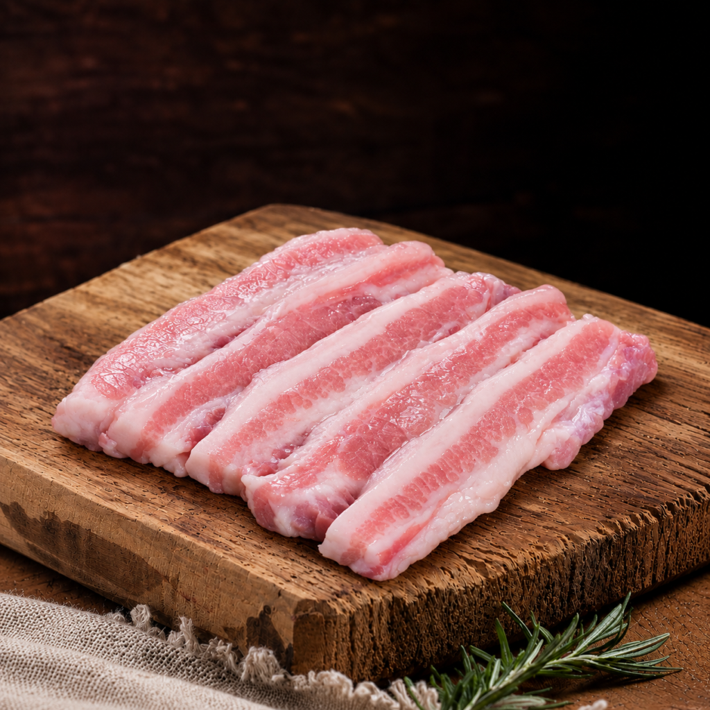 无皮猪颈肉(切条)|Rindless Pork Jowl 500g
